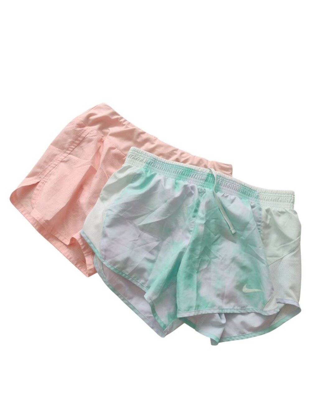 Nike Dri Fit Running Shorts M Lot of 2 Pastel Athletic Crew Gym Workout Wear